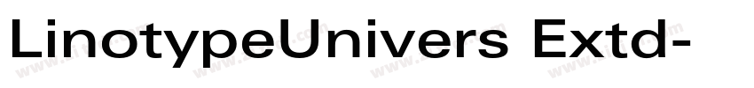 LinotypeUnivers Extd字体转换
